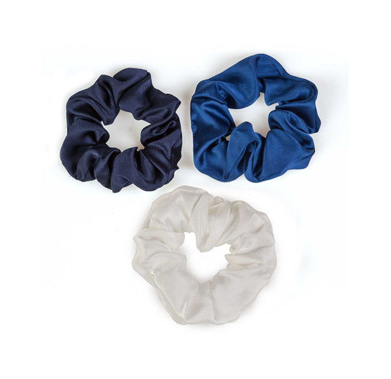 Set elastici Mavilu modello Scrunchies in 100% raso di seta