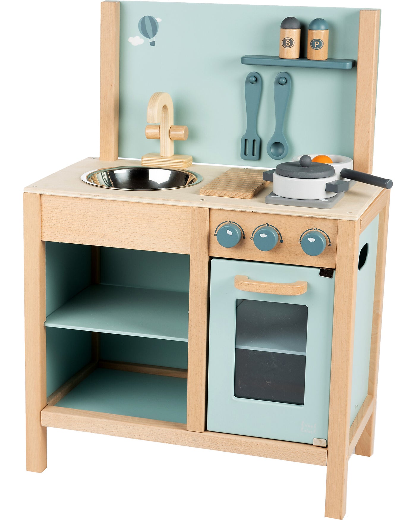 Cucina giocattolo in legno di faggio Label Label - Disponibile in due colori