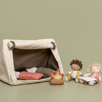 Play set Little Dutch bambini in campeggio in morbido peluche