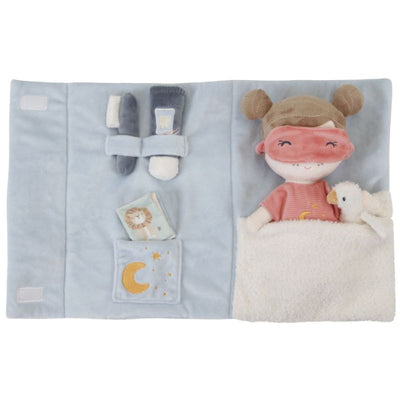 Playset ninna nanna Little Dutch con bambola Rosa e valigetta in morbido peluche