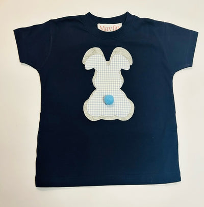 T-shirt Mavilu modello "I Love Bunny" in 100% cotone con coniglietto fatto a mano