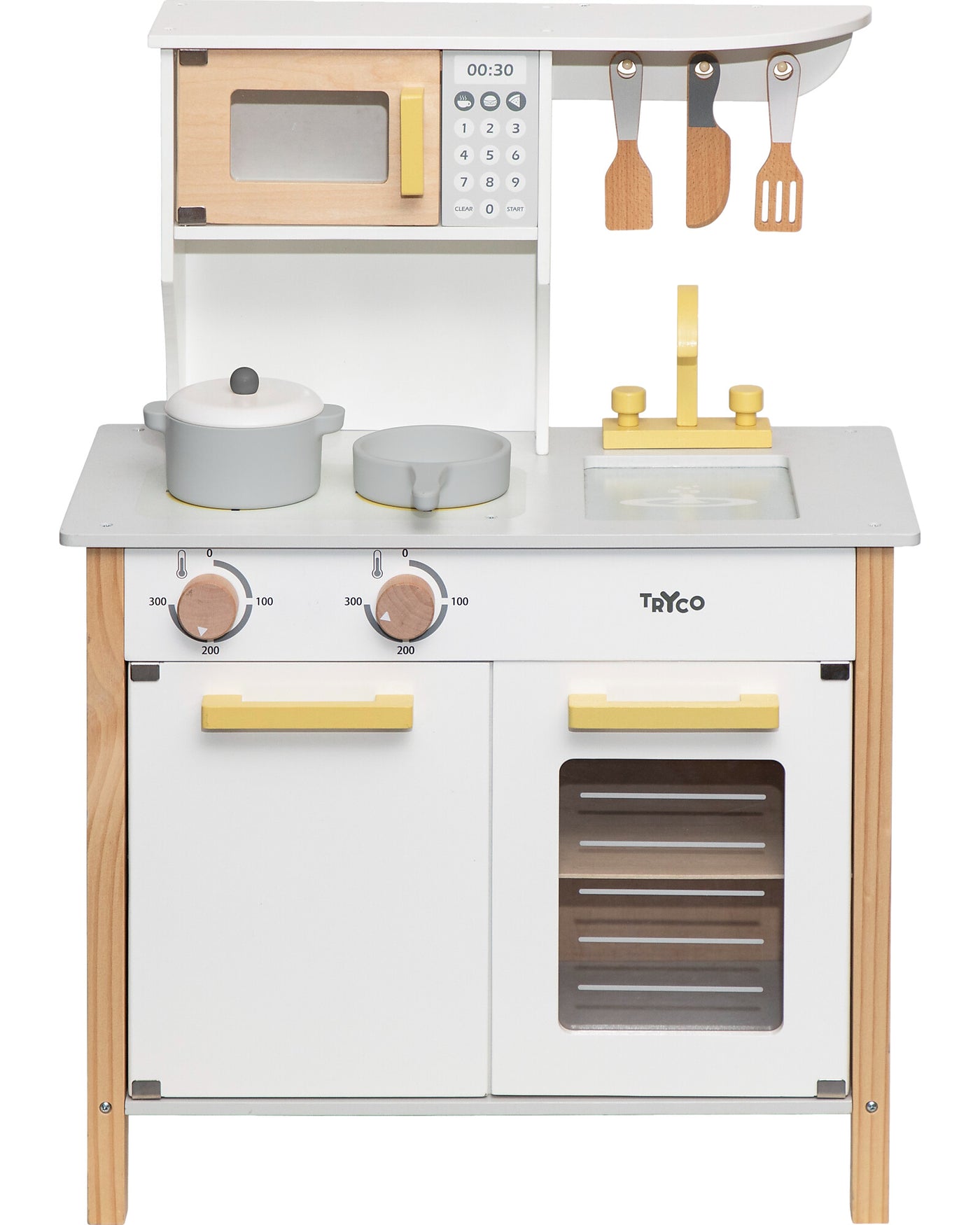 Cucina giocattolo grande in legno Tryco con accessori