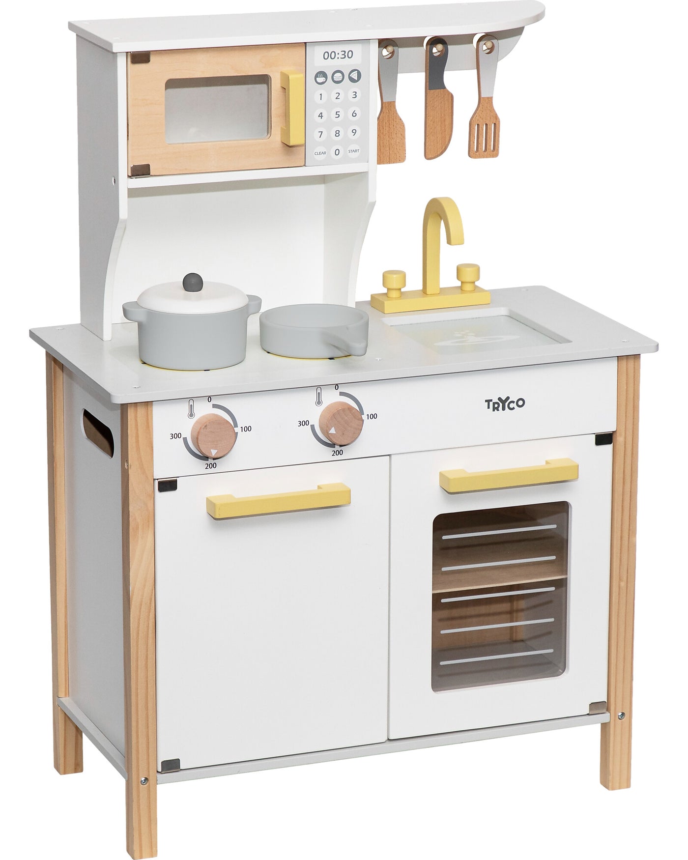 Cucina giocattolo grande in legno Tryco con accessori