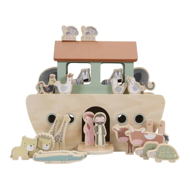 Arca di Noè Little Dutch con personaggi e animali in legno